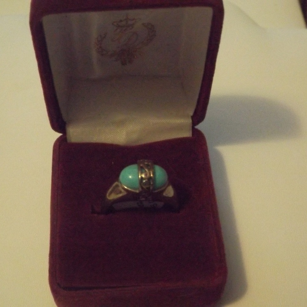 Bonita sterling & turquoise ring Premier Designs